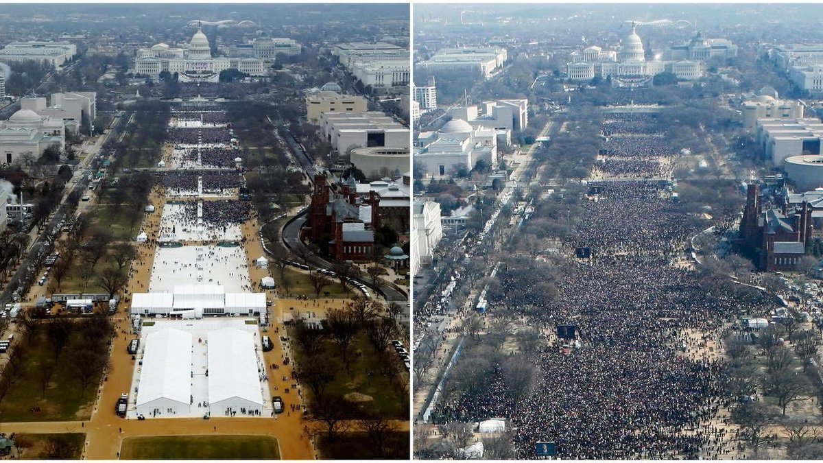 LJDSpeaks's tweet photo. "It's an optical illusion"  Women have heard this before #Shrinkage #SeanSpicer https://t.co/pJ2BtKDs0b