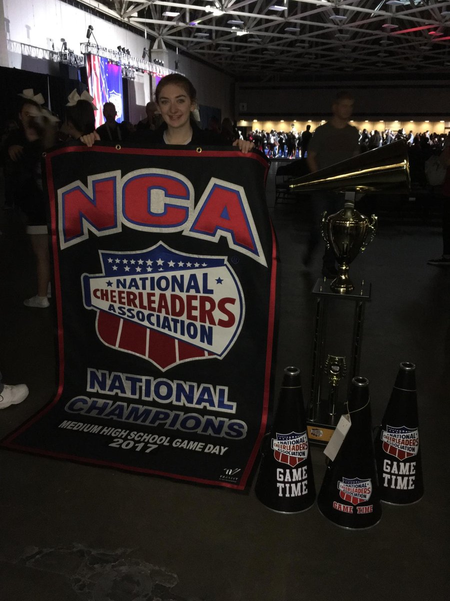 mrjamesmclendon's tweet photo. This is how you roll when your daughter is on the team that wins nationals.  Congrats 2017 LHS Cheer! https://t.co/lxeTeP0VmQ