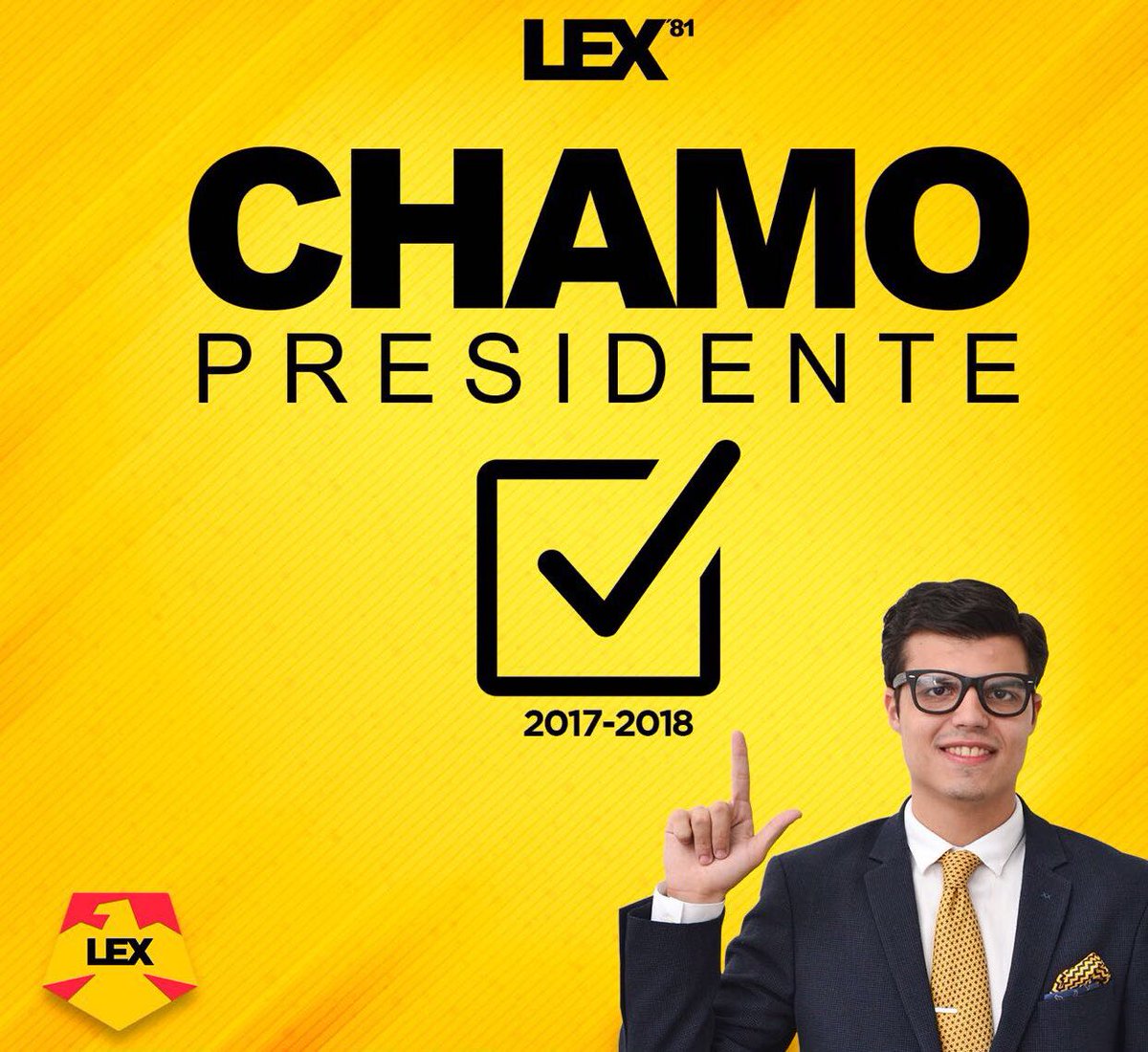 CarlosQuevedoR's tweet photo. #SigamosSiendoGrandes #ChamoPresidente #LexLexVivaLex @Lexistas_81 https://t.co/GcSgBMntGc