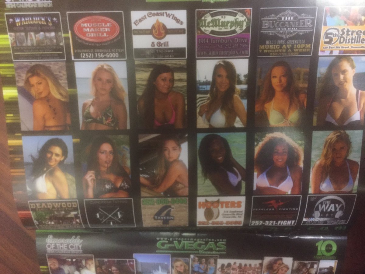 DaniellaSolovay's tweet photo. Hey everyone! Come out tonight to @TieBreakersnc for the @GVegasEmeralds bikini calendar release party! #eotc2017 #whereuparty https://t.co/ql9Ed0JfQv