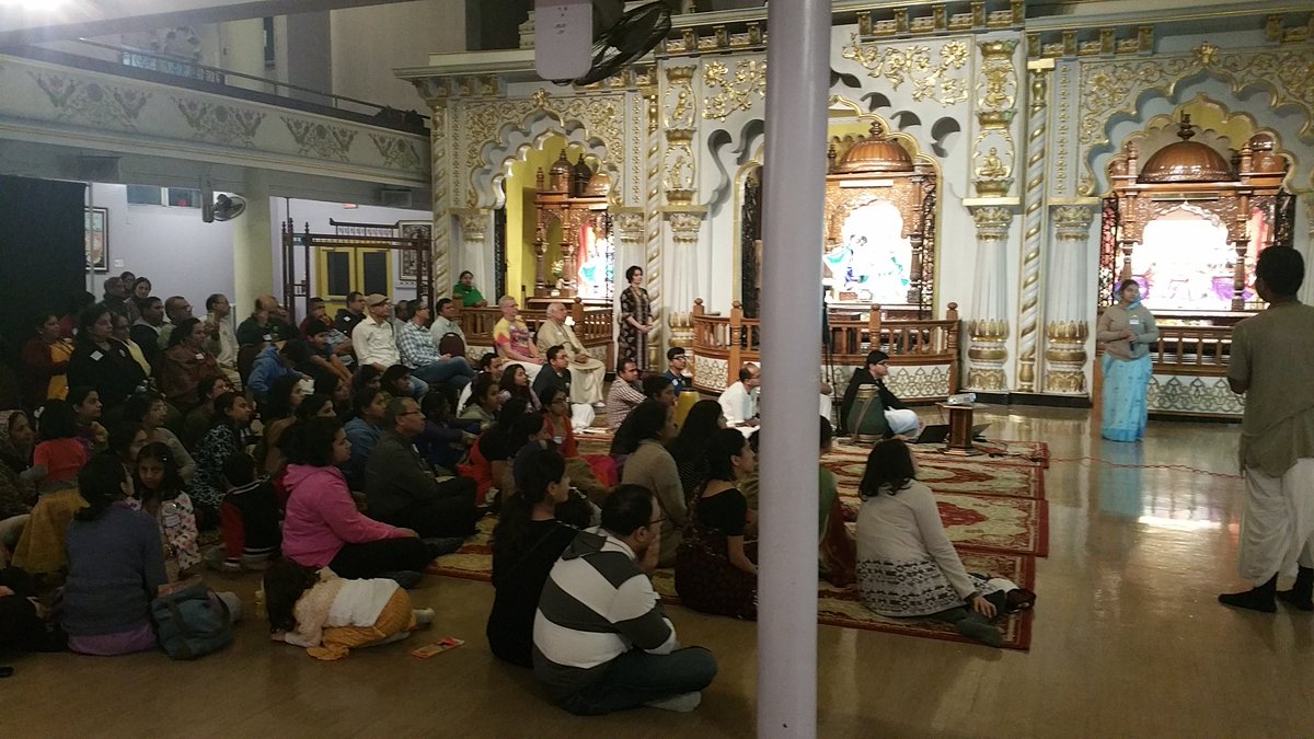 TorontoKrishna's tweet photo. A delightful and inspiring appreciation night for all the Toronto sankirtan devotees happening now! https://t.co/R2ZwCq8aK9