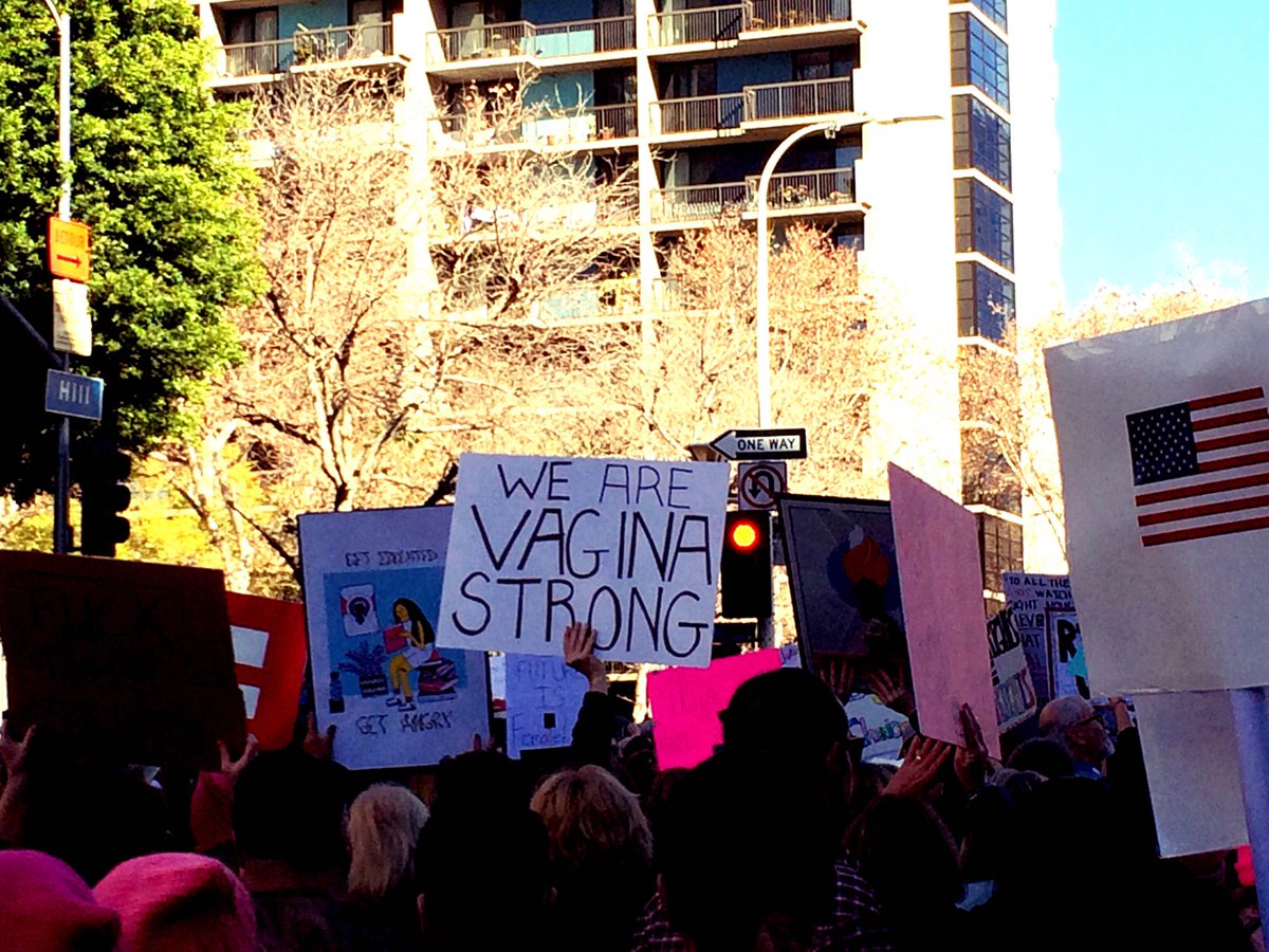 akeoghan's tweet photo. Me and half a million others say we love 'nasty' women @wmnsmarchla https://t.co/G9ZPfVSdOH