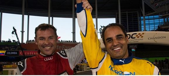 Juan Pablo Montoya captures crown at Race Of Champions on day 1 at Marlins Park #ROC bit.ly/2jN2pjG https://t.co/V65I96i8Ac