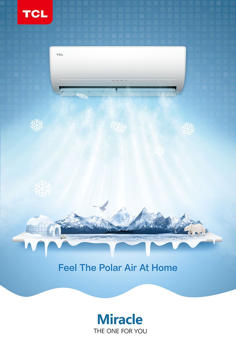 Air Conditioner Advertisement Air Conditioning Poster : Air