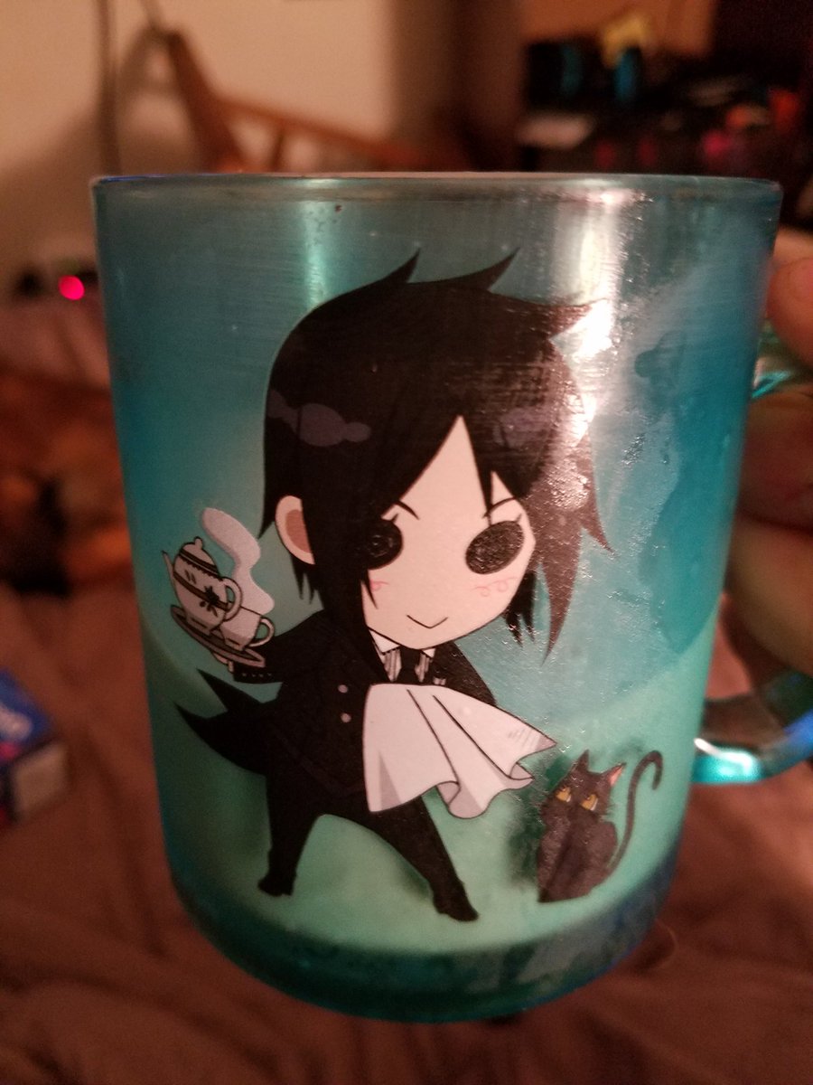 NyNeko's tweet photo. #sebaschan #sebastian #blackbutler #cute #glass #chibi #cat https://t.co/qmXdMLxJQo