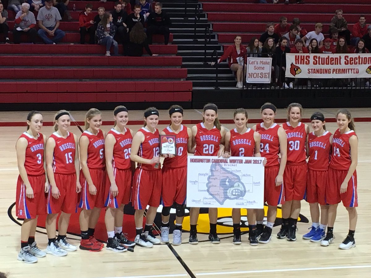 Your Hoisington Winter Jam Champs, the Lady Broncos!!!  Flexed their muscles in the championship game with a 66-34 win