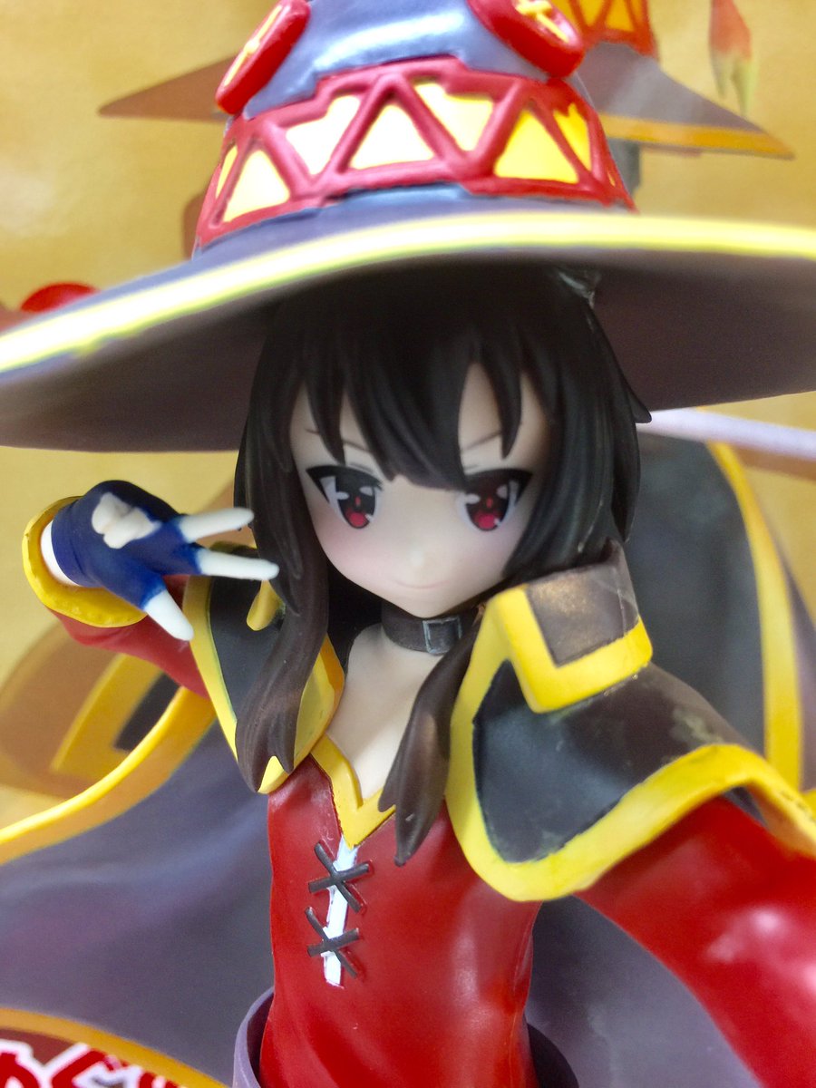 タイトーステーション福岡天神店 No Twitter ２ｆプライズ ｔｐｌ 入荷してます この素晴らしい世界に祝福を Pmフィギュア めぐみん 紅魔族出身の中二病的なアークウィザードが登場しました 我が名はめぐみん アークウィザードを生業とし 最強の