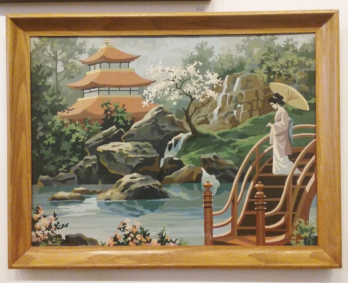 shop4pdx's tweet photo. This beautiful painting depicts a serene garden. #shoplocal #painting #homedecor #serene https://t.co/fjoUl4go3l