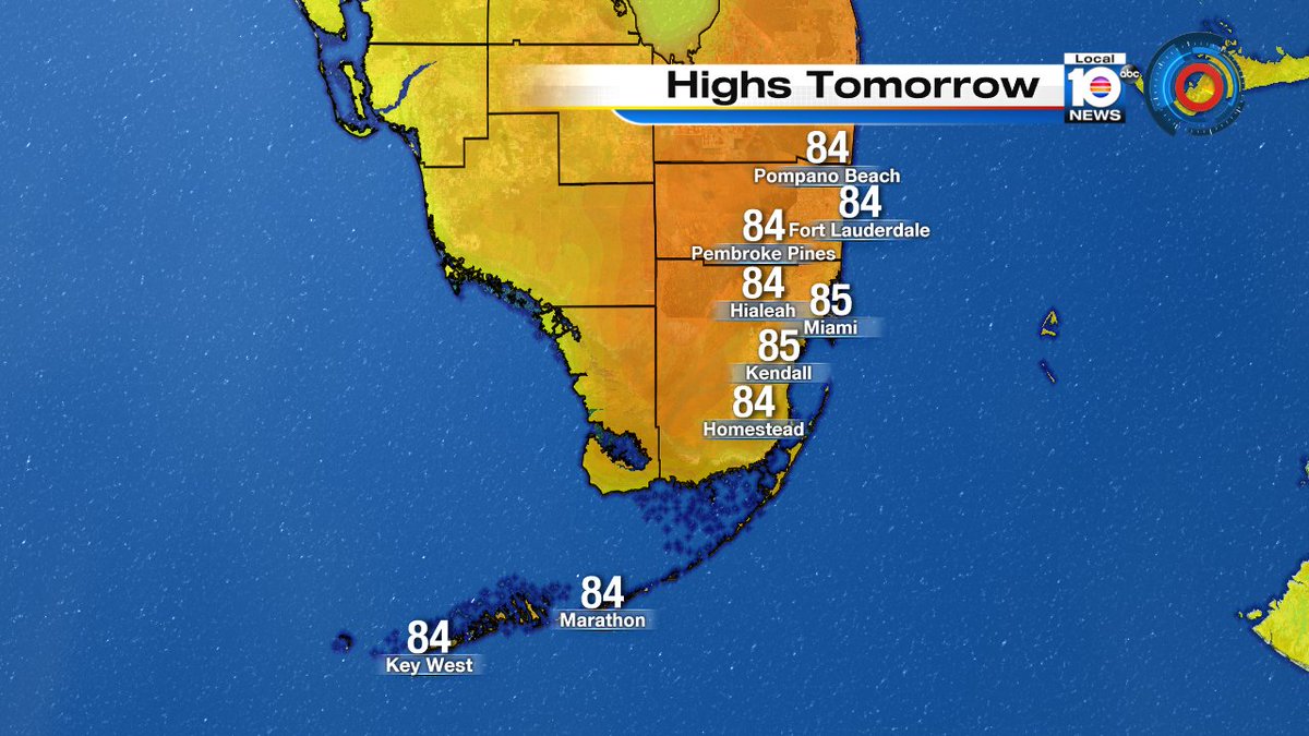 Highs tomorrow even warmer ahead of strong/severe storms expected to move through overnight Sun says @TrentAricTV https://t.co/gjlXASuSoD