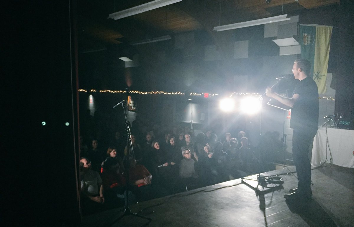 GRTTWaK's tweet photo. A full house at Cosmo for our sold-out @GRTTWaK #Winterruption17 show tonight. Let's do this, Saskatoon! https://t.co/qTbyM229Rf