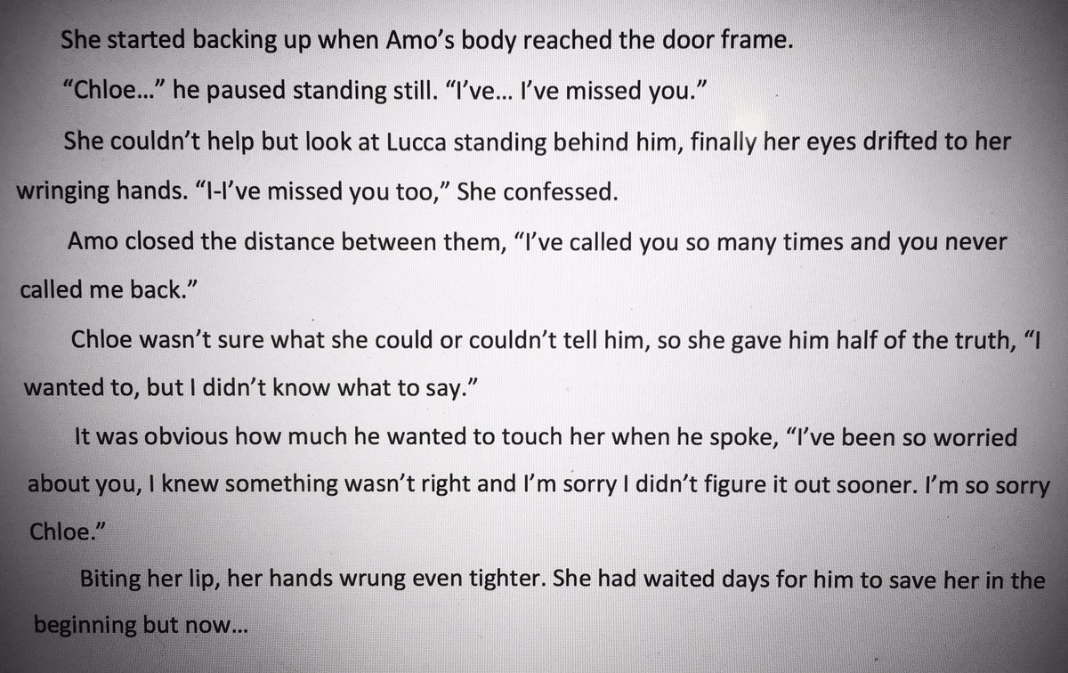 AuthorSarahBri's tweet photo. #31daysofLucca π€ DAY 21: I love torturing you all way too much lol. π€π
#only10daystogo
~unedited and subject to change~ https://t.co/FbNnRKdoVj
