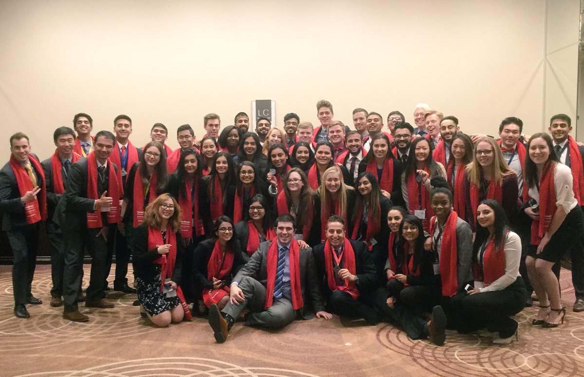 GoodmanSchool's tweet photo. Congratulations to our @goodmandeca team on a record 18 medals at @DECAU #provincials2017 ! 👔💼🏆🏅 https://t.co/LhnnFate5B