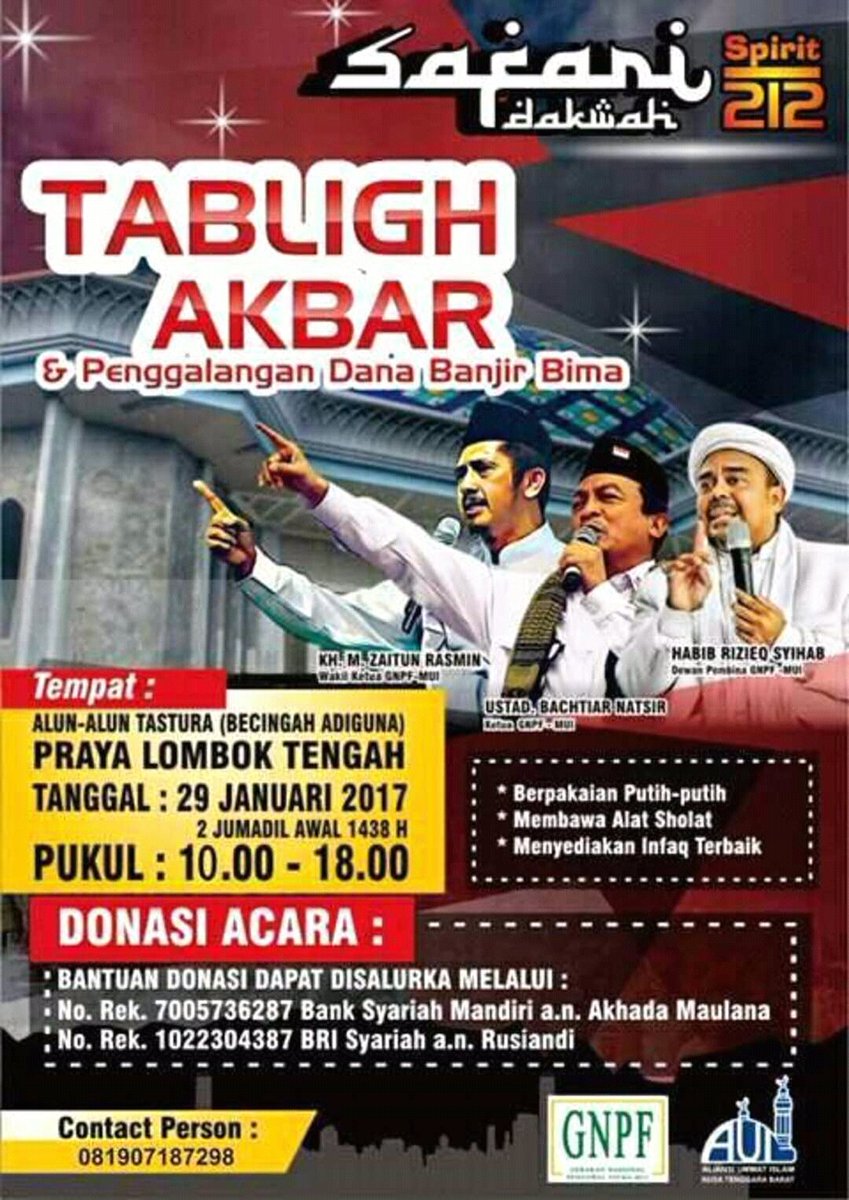 S_Fikri96's tweet photo. #WomensMarch
#TypePemberani
#ApelSiagaJagaAgusSylvi
#dgdindonesia
#RakyatBersamaUlama
#SuperSoccerTV
Semoga Tuhan YME Meridhoi Acara Ini https://t.co/g5dPKYiRUN