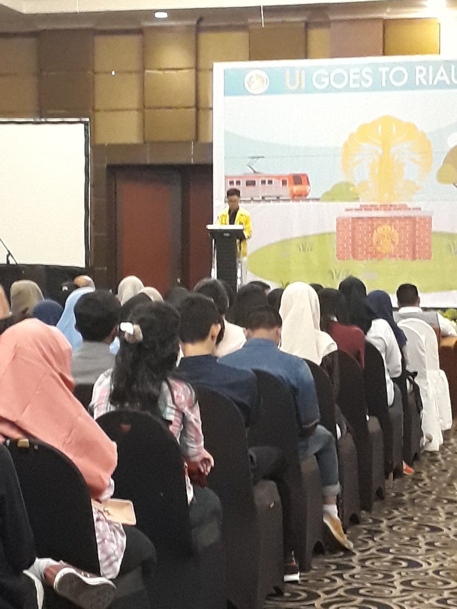 UIGTR_2017's tweet photo. [LIVE REPORT]

Saat ini sedang berlangsung kata sambutan dari Project Officer UIGTR 2017 oleh Faiz R. Hasian Rambey https://t.co/jDZHJ6dgnn