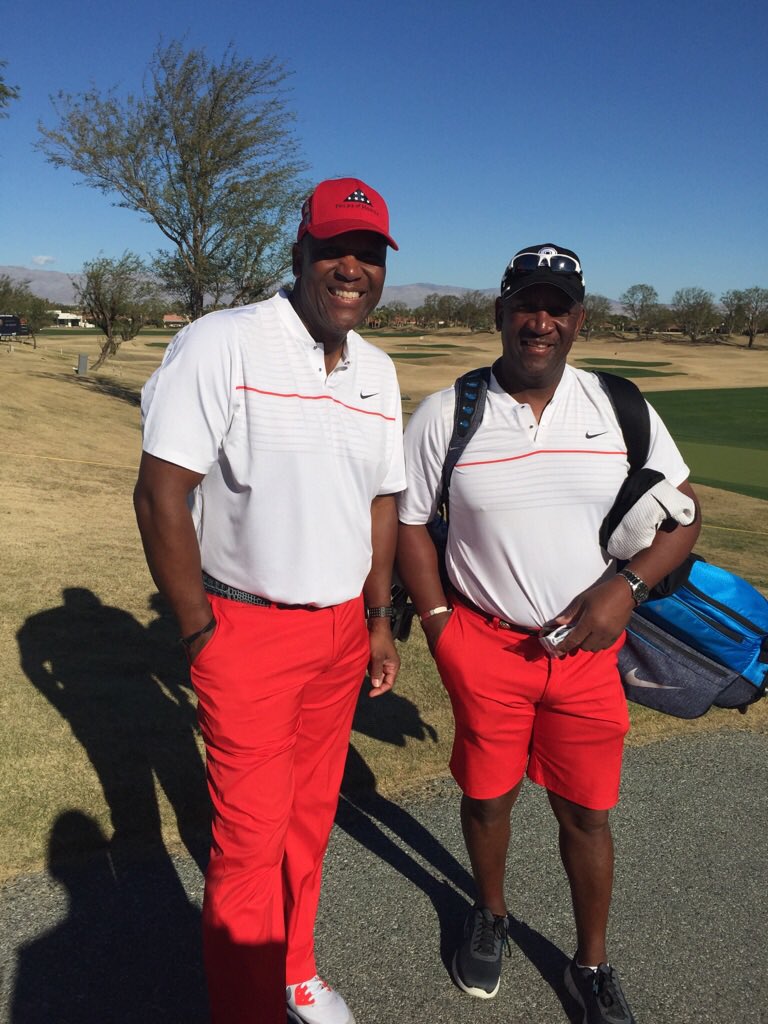 Joe Carter on X: My brother Fred who did an awesome job caddying