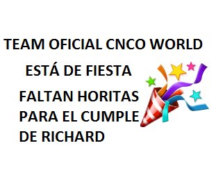 TeamOFCNCOWorld's tweet photo. #TeamOficialCNCOWorld
#HappyBDayRichard
#FiestaMonkey https://t.co/pCXVA0pezZ