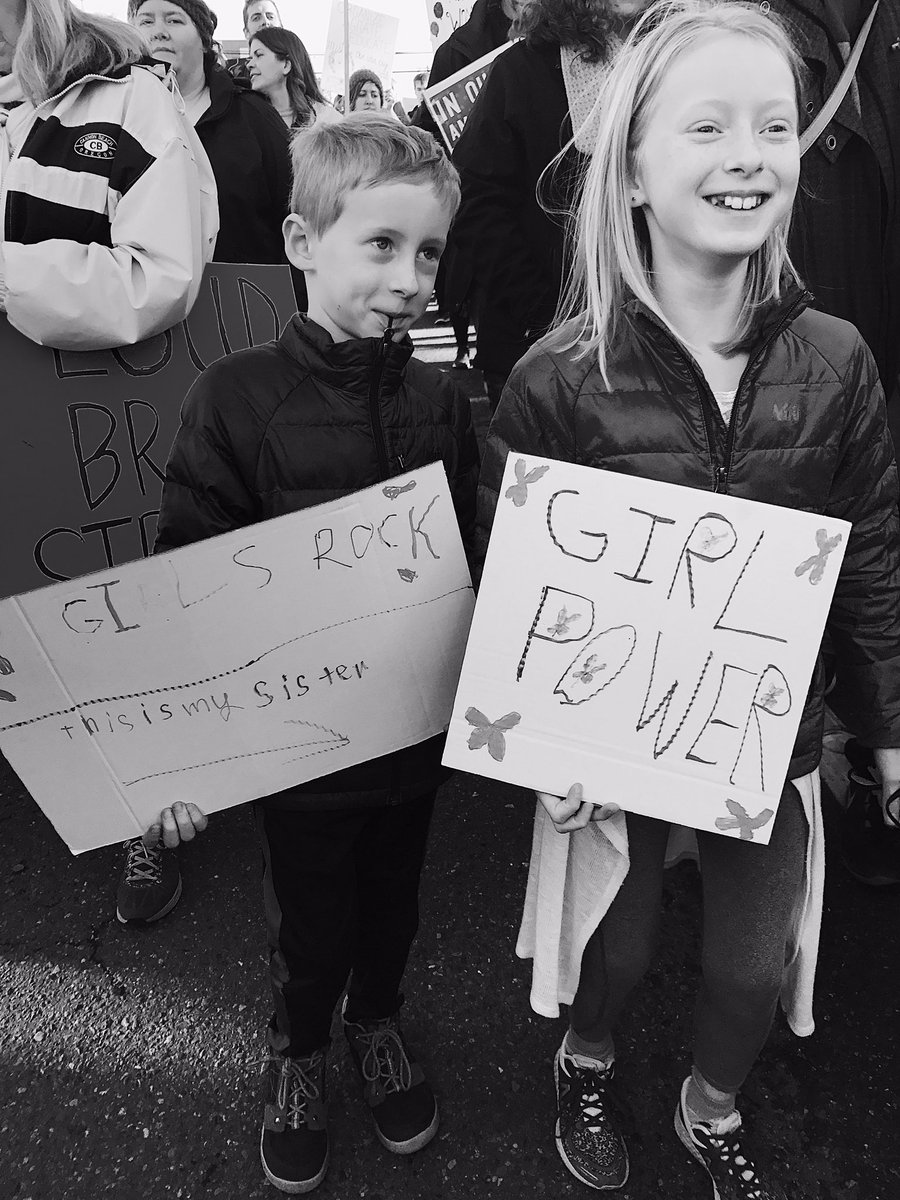 catherineezhou's tweet photo. most precious thing spotted today at #womensmarchseattle https://t.co/YTe91M0VsZ