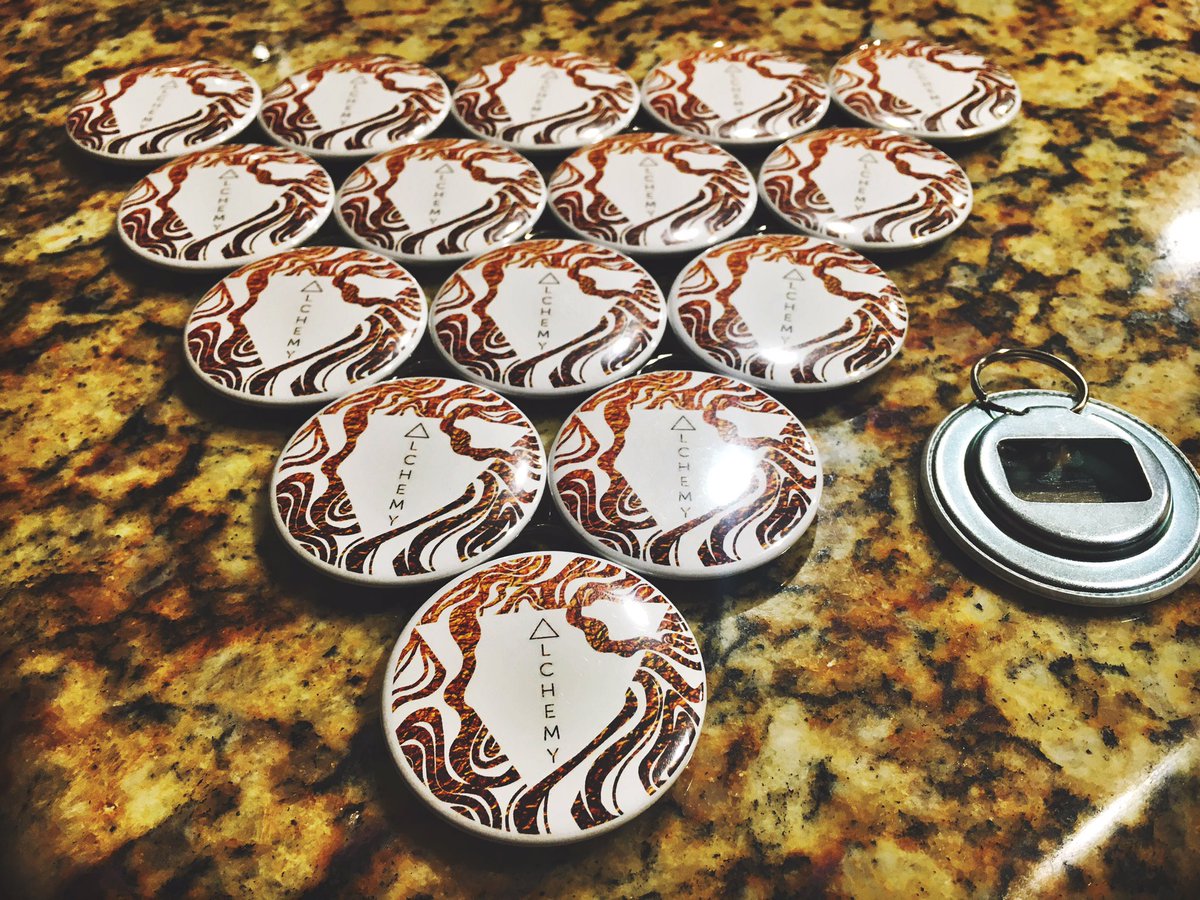 AlchemyCV's tweet photo. For our fellow chuggers, making bottle openers were a must!
Chug responsibly this weekend🍻 https://t.co/jpnctl6IZA