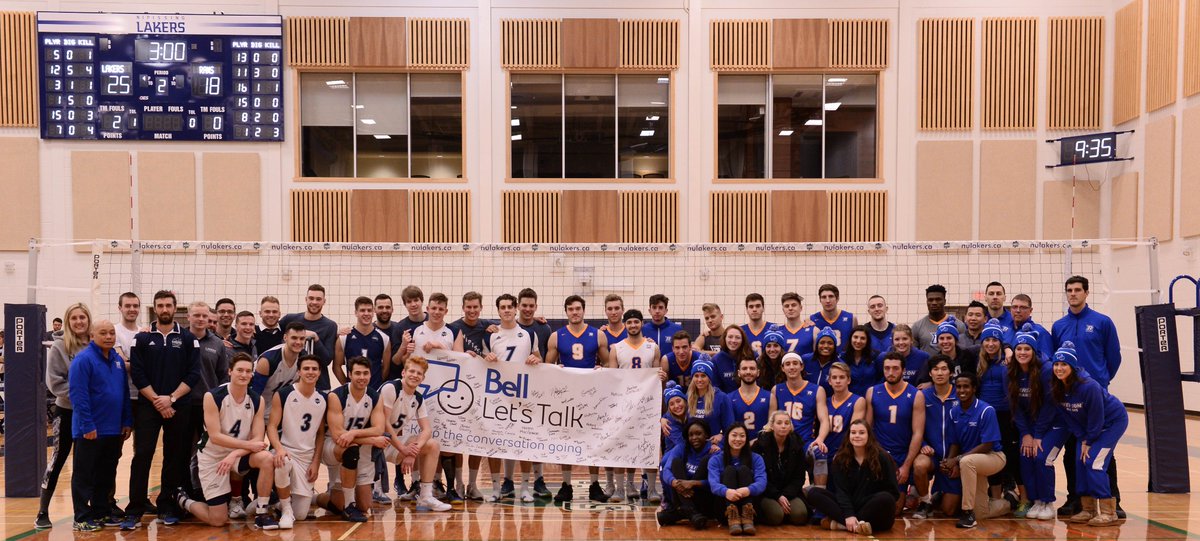 nulakers's tweet photo. #BellLetsTalk @Lakersmvball https://t.co/LtNuF7Cnw6