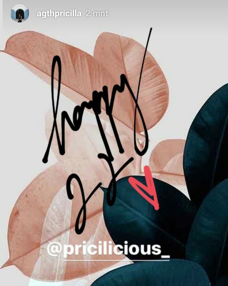pricilicious's tweet photo. Happy 22 from Agatha Pricilla ❤ https://t.co/5UkJBKT7mY
