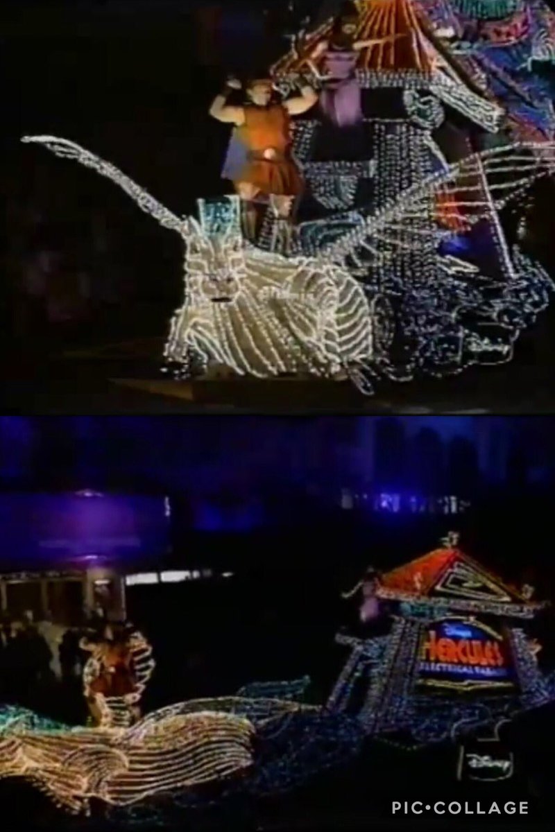 Fun__Facts's tweet photo. A special Hercules float was created for the #disneyhercules premiere in New York for the #mainstreetelectricalparade https://t.co/jAlzXg31Z4