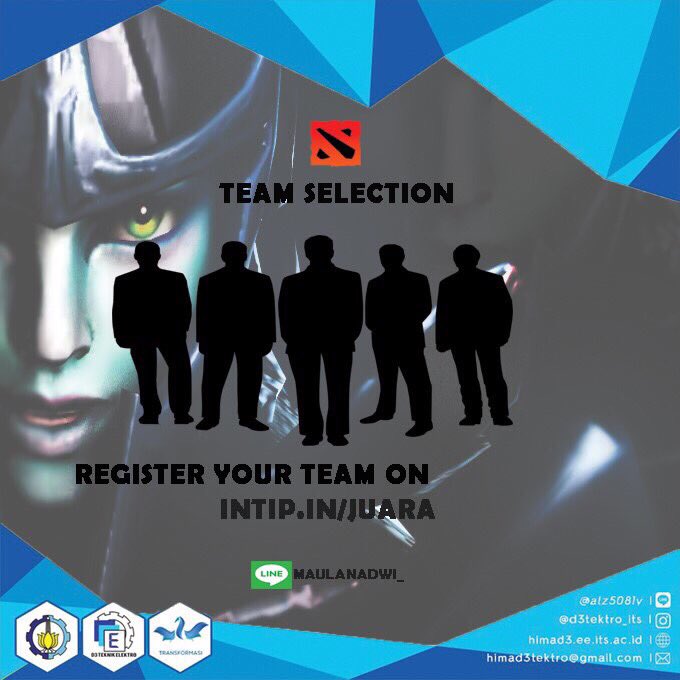 [LATIHAN FOG]
Untuk kalian mahasiswa D-3 Teknik Elektro yang berminat bermain Dota2. Silahkan mendaftar di intip.in/JUARA