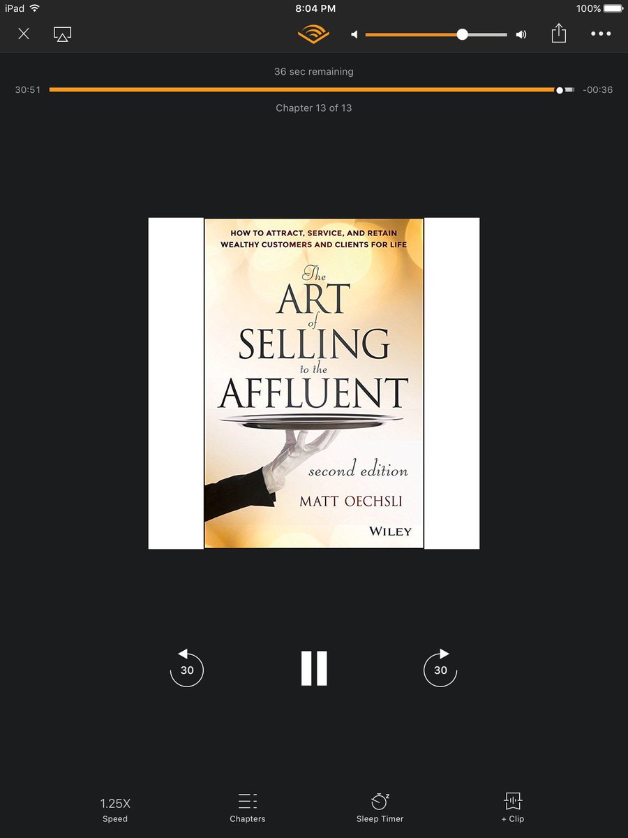 JDRVP's tweet photo. Finished book #4/60 in '17. Finished cover2cover today via audible & 1000 miles n car btwn clients .@MattOechsli #readwithjd #mustread #epic https://t.co/Ox87HbgVM3