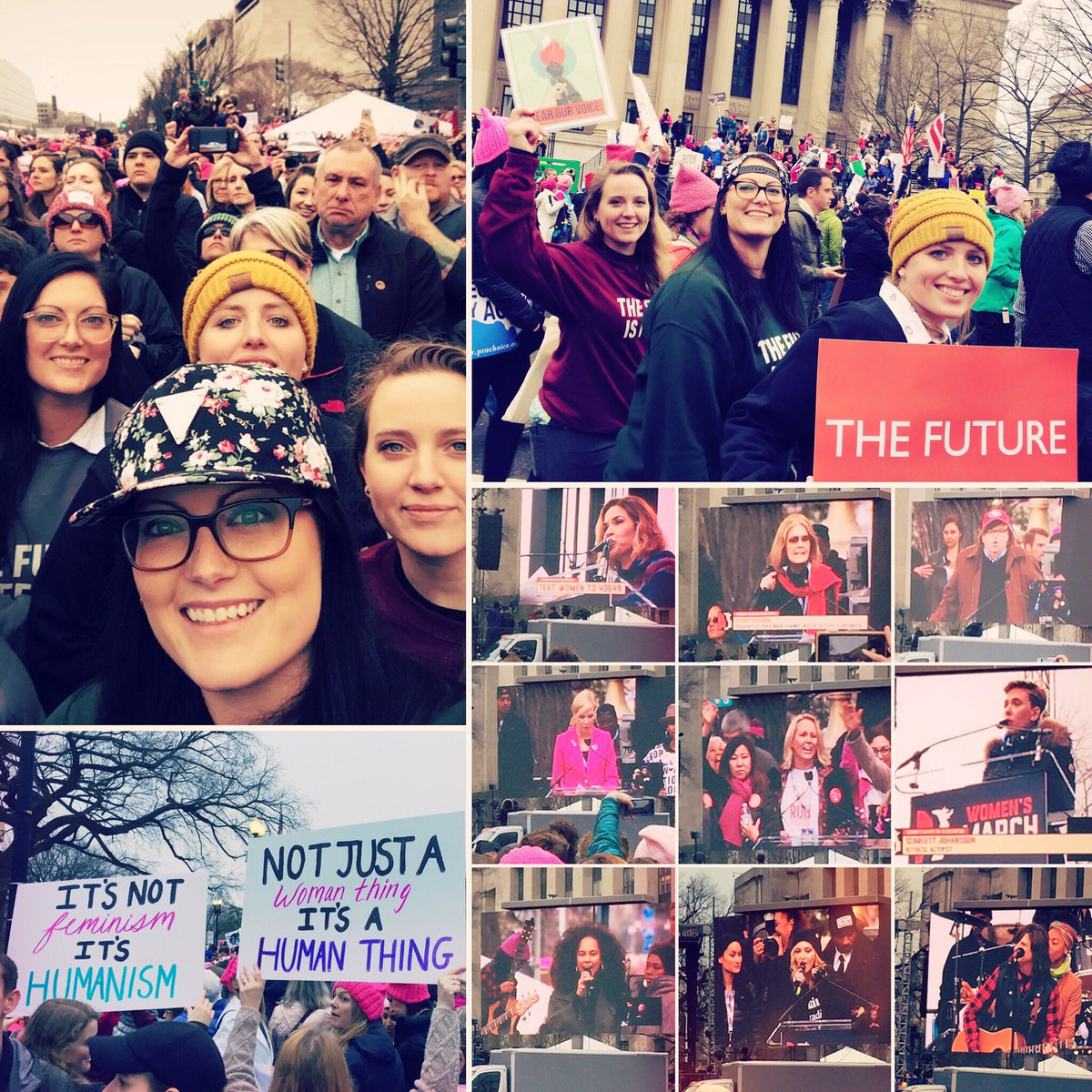 I was part of something insanely amazing today &amp; marched with some incredible humans <a href="/womensmarch/">Women's March</a> <a href="/Schriock1/">Stephanie Schriock</a>  #runlikeagirl #girlsquad