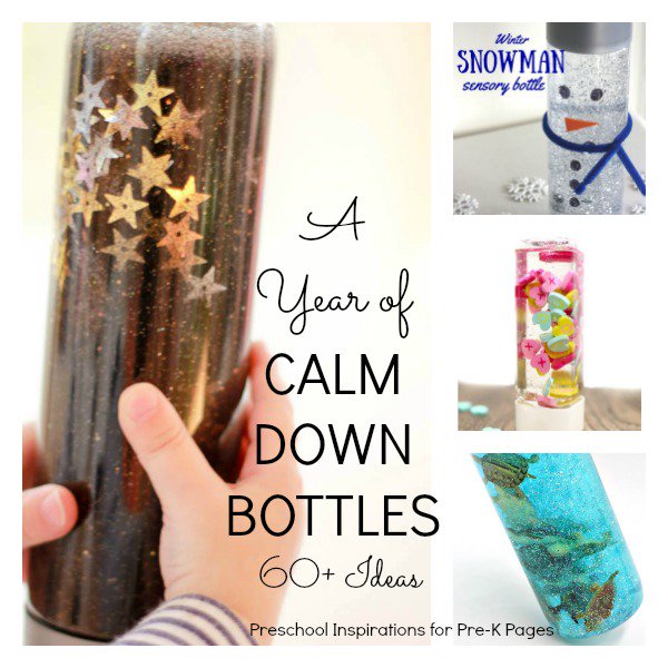 A Year of Calm Down Bottles (60+ ideas) pre-kpages.com/a-year-of-calm… #preschool #ece #kbnmoms