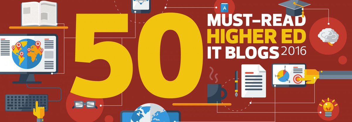 EdTech_HigherEd's tweet photo. Discover who made our #EdTech 50 Must-Read #HigherEd IT blogs this year! #EdTech https://t.co/25w9sV6vAH #EdTech https://t.co/HyrFDrmo5z