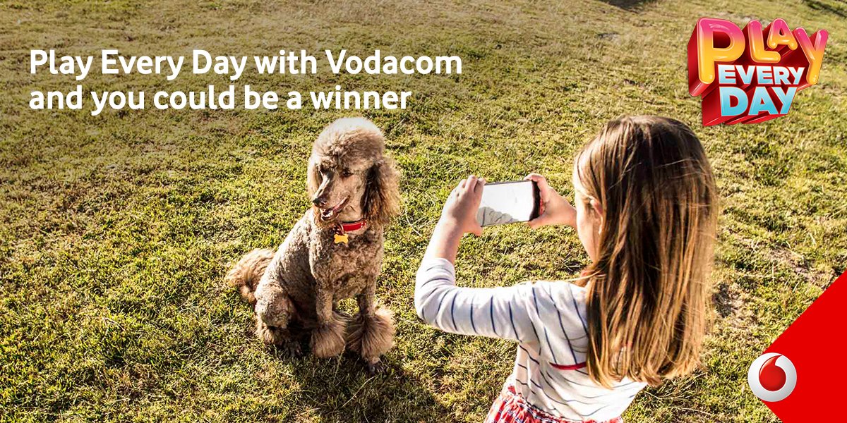 Vodacom's tweet photo. We're doubling up your chances to WIN when you download the #MyVodacomApp & #VCPlayEveryDay with 2 FREE daily spins! https://t.co/R8xHa7srsT https://t.co/PApDfAAoOi