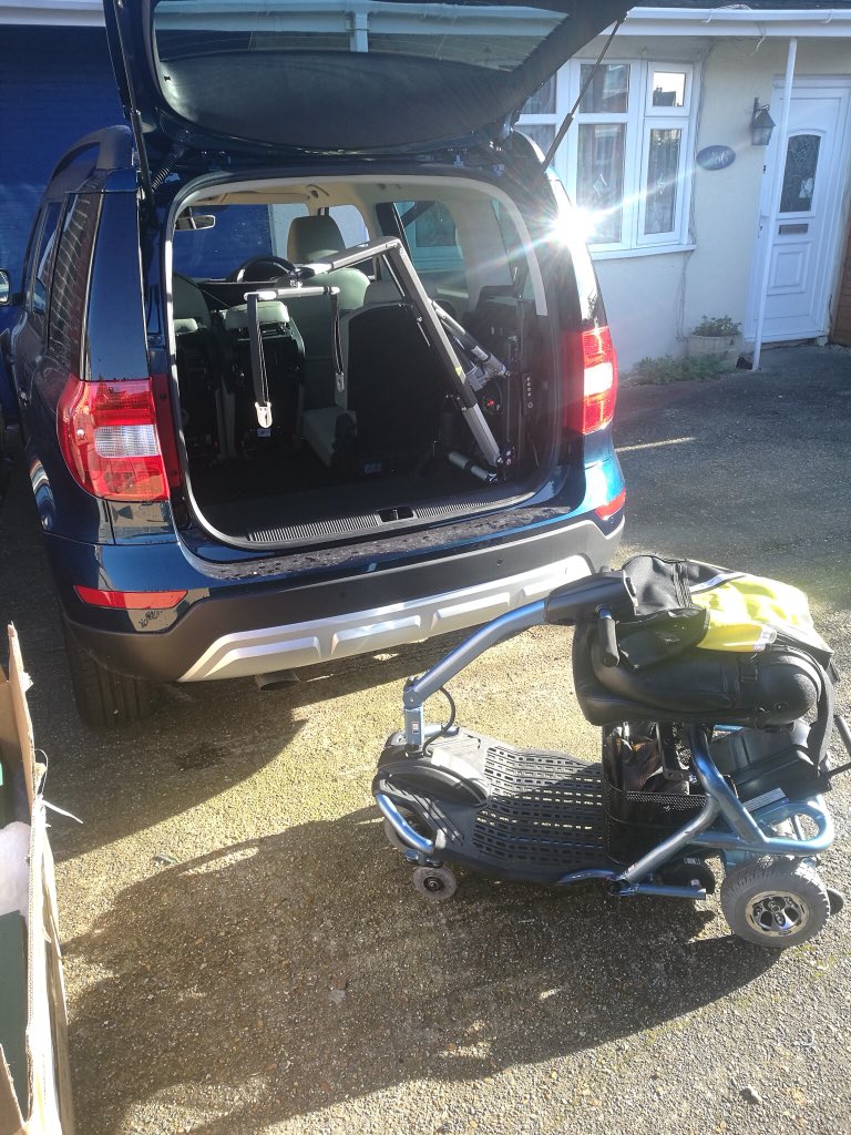 Fitted our first <a href="/autochair/">Autochair</a> 80kg Compact hoist this week. Ideal for vehicles with a limited boot height. #Motability