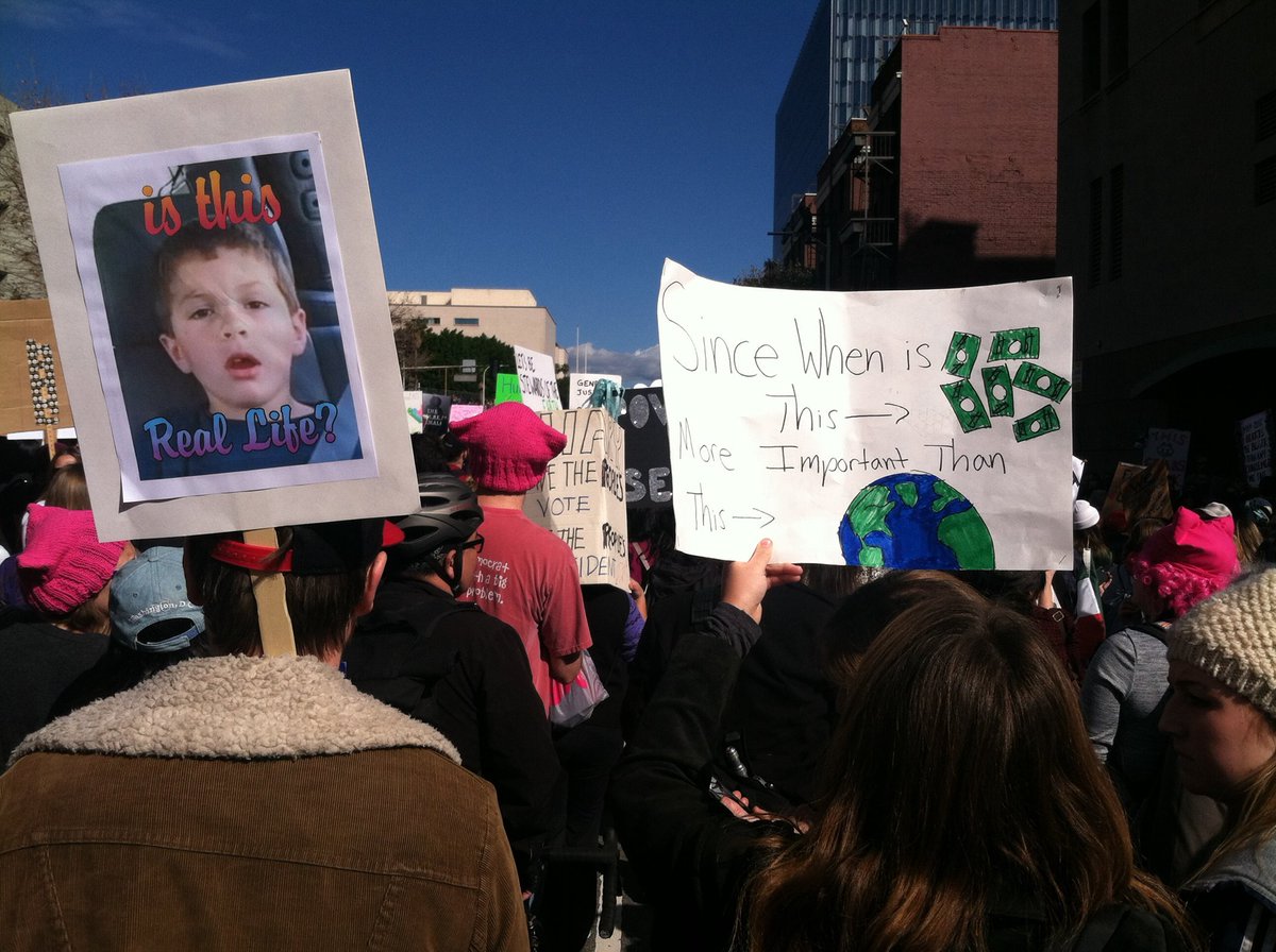 #womensmarch  Is this real life? #GlobalWarming