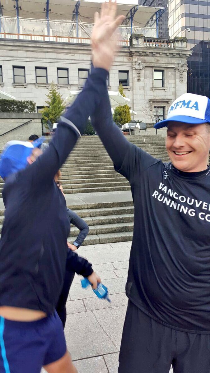 darrenhailes's tweet photo. Best. Race. Ever! 16km across #Vancouver with no set route but pitstops with fun challenges. Thanks to @vanrunco for a wicked event. #YVRun https://t.co/2S1CwKeXEr