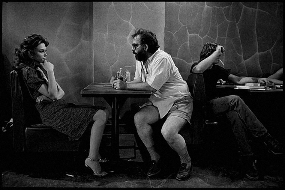 Happy birthday to Diane Lane, seen here with Francis Ford Coppola filming \Rumble Fish\ (1983): 