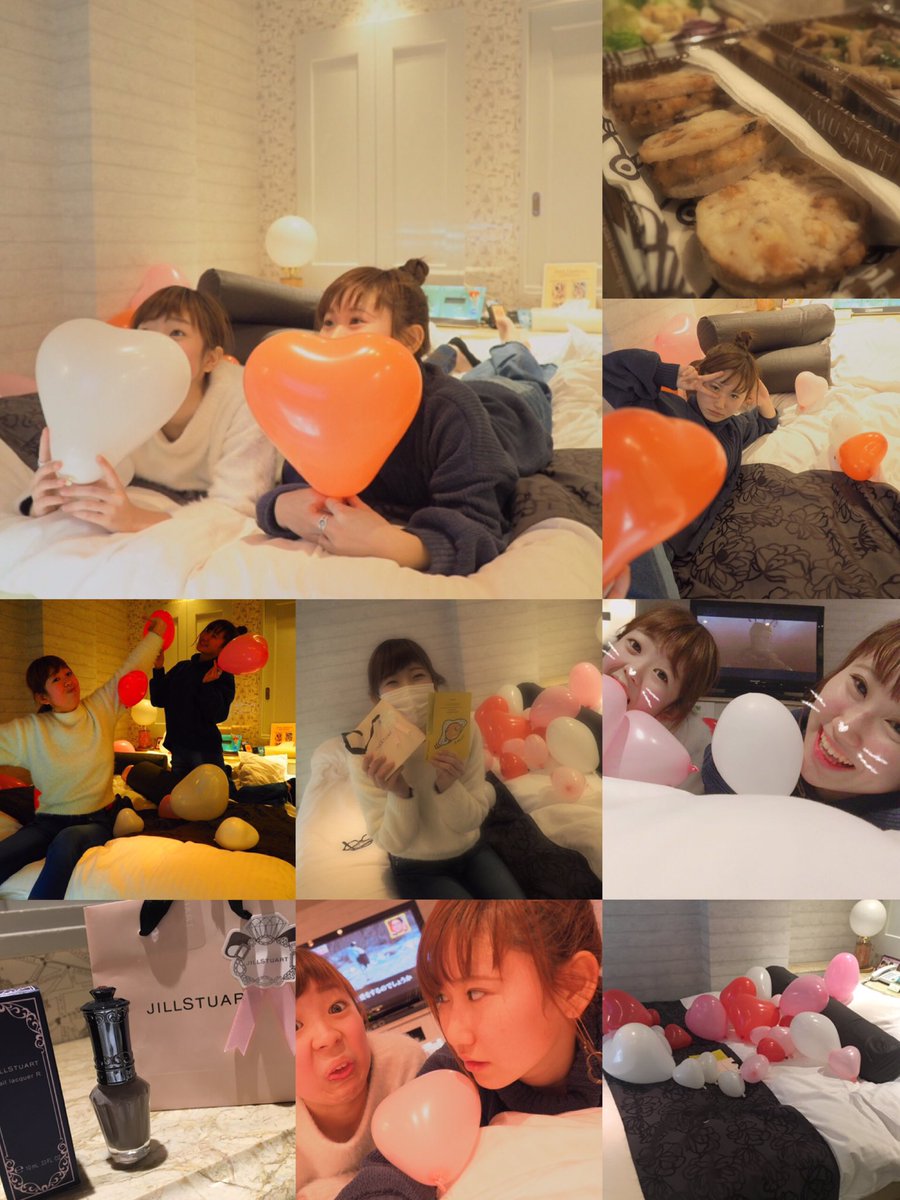 osamegu121's tweet image. 18歳になりましたー！
ホテル行ったら風船いっぱいあったりドッキリされた笑笑
ケーキもご飯もプレゼントありがとう！！ディズニーもめっちゃ楽しかった👼🏻💖
たくさんのメッセージもありがとうございます！
すっごい幸せな誕生日でした😂💕
ゆうかありがとう！😭