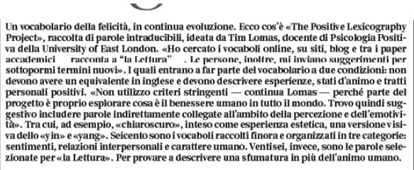 destinograzia's tweet photo. Il Vocabolario della #Felicità
#TimLomas
@La_Lettura https://t.co/qEaq10VCzS
