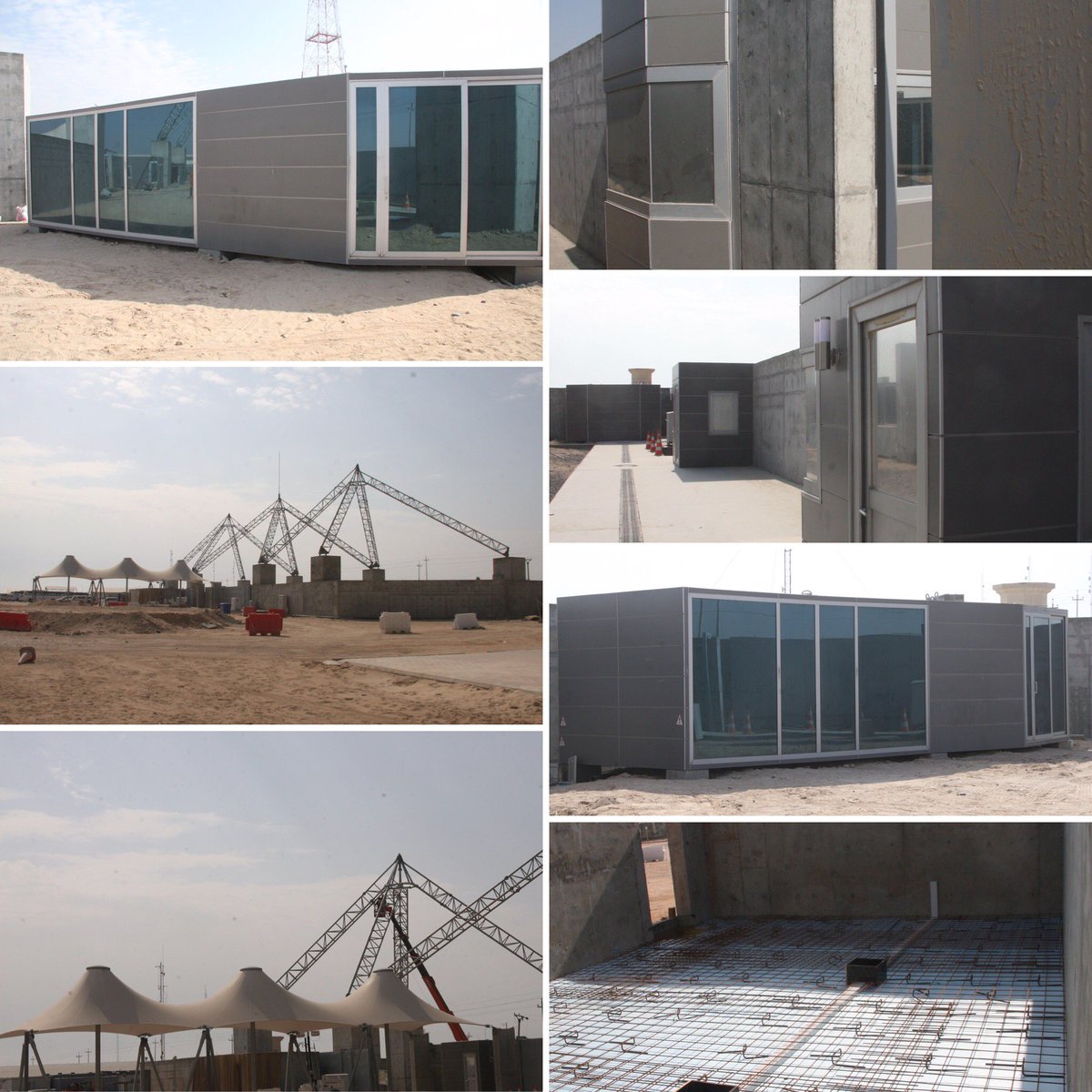 InfoPetronor's tweet photo. Main gate construction progress at Iraq Energy City. It's all coming together. https://t.co/DTKzlFl3bR