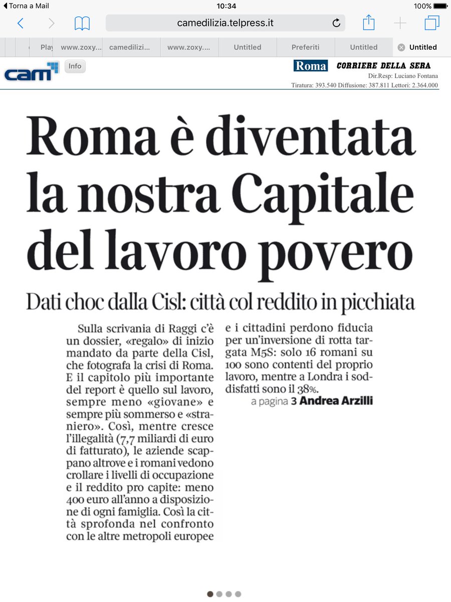 <a href="/amici_p/">Pasquale Amici</a> corriereromai romani hanno creduto che incapaci come Alemanno Marino Raggi potessero incrementare lavoro Roma10 anni zero sviluppo