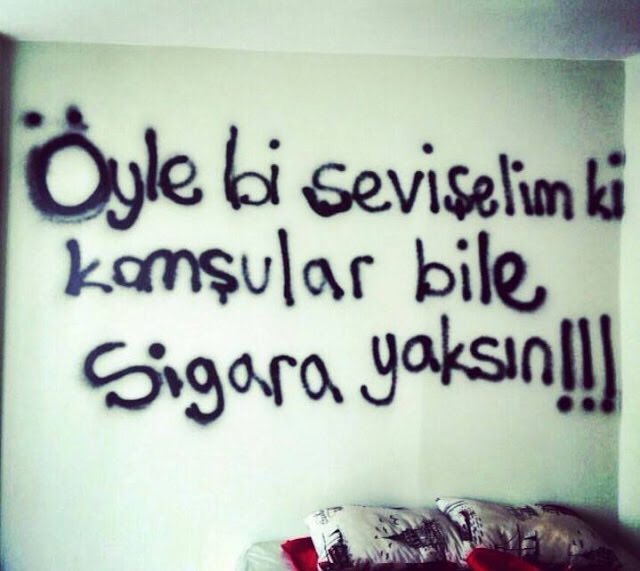 Komşular bile sigara yaksın. 😏