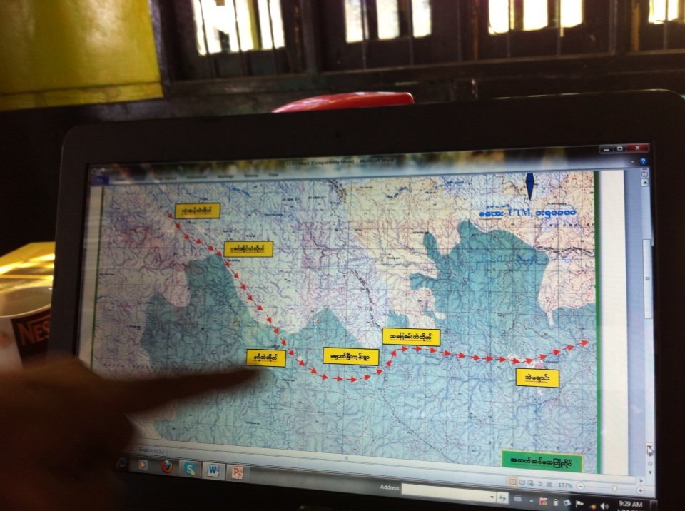 gajah26's tweet photo. Mapping #elephant movement in #Myanmar w #ElephantResponseUnit @ElephantsIEF https://t.co/NQrbVpP7kb