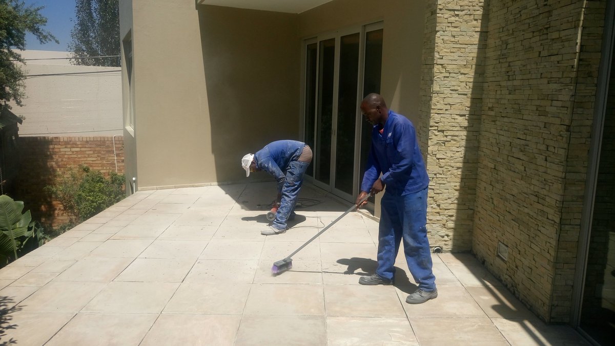 mrcprojects's tweet image. Here we took the old Grout of the tiles and install, new grout and seal the tiles in Kyalami.