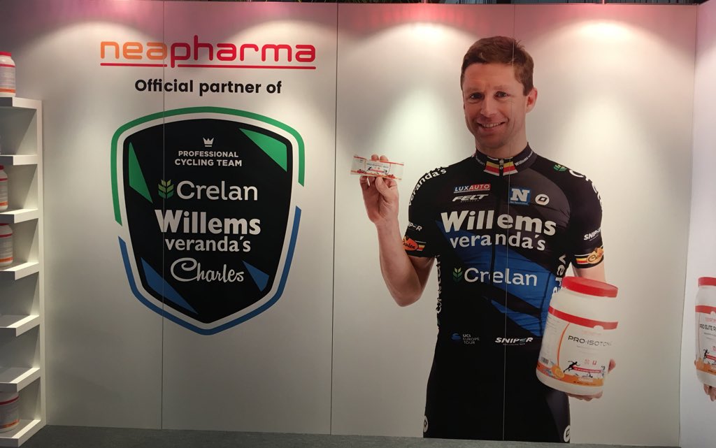 NeaPharma's tweet photo. Klaar voor dag 3 @Velofollies met signeer sessies van @timothydupont @stijndevolder79 ! Volg het hier! https://t.co/15d9IwWaFQ