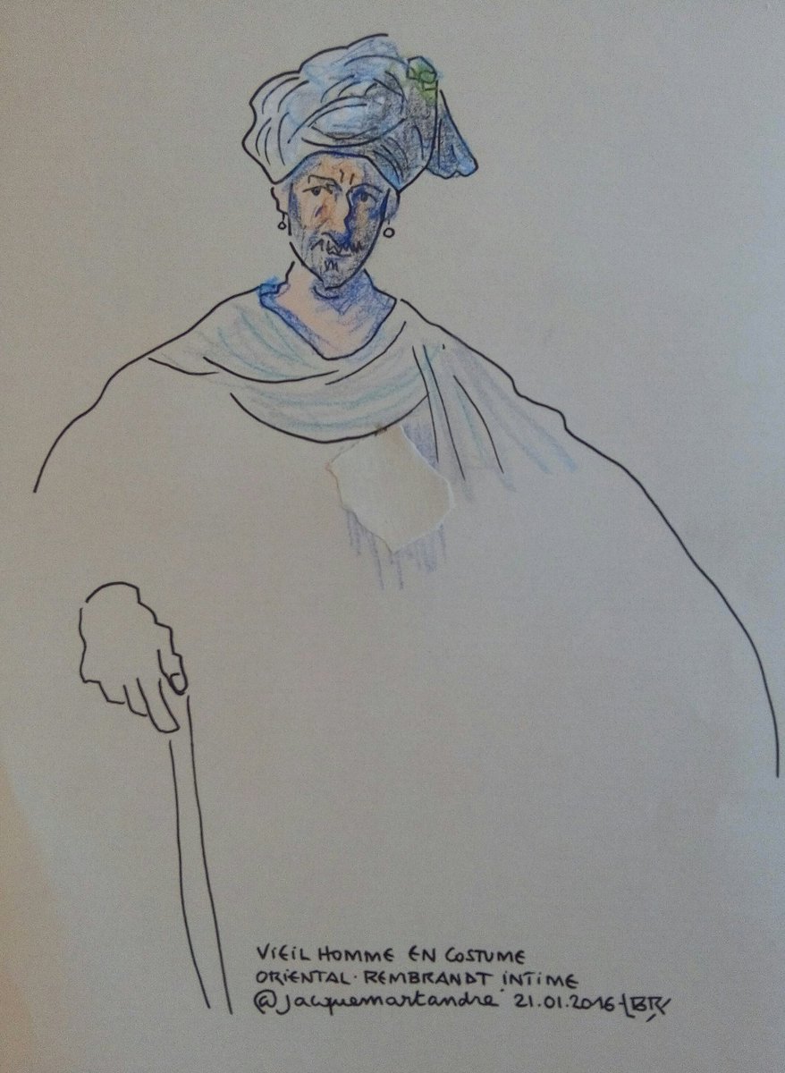 lescroquisdeBR's tweet photo. #RembrandtIntime #rembrandt  @jacquemartAndre, notes imagées #sketchJanuary  #drawingAday https://t.co/rOTt7RlAq5