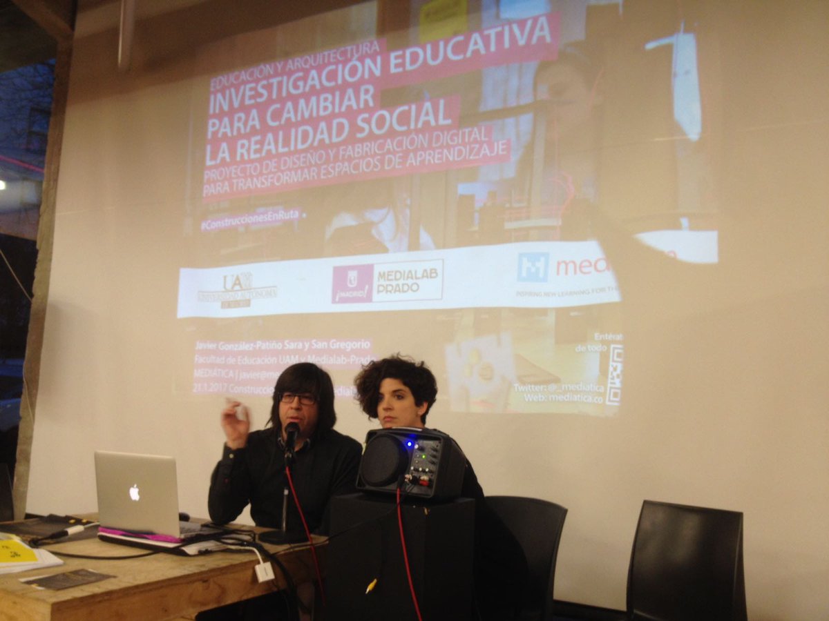 sistemalupo's tweet photo. Investigación educativa ayer en @medialabprado @ohchesara y @ConjEmpaticos #metodologia #ccenruta https://t.co/HDL23bgUyi