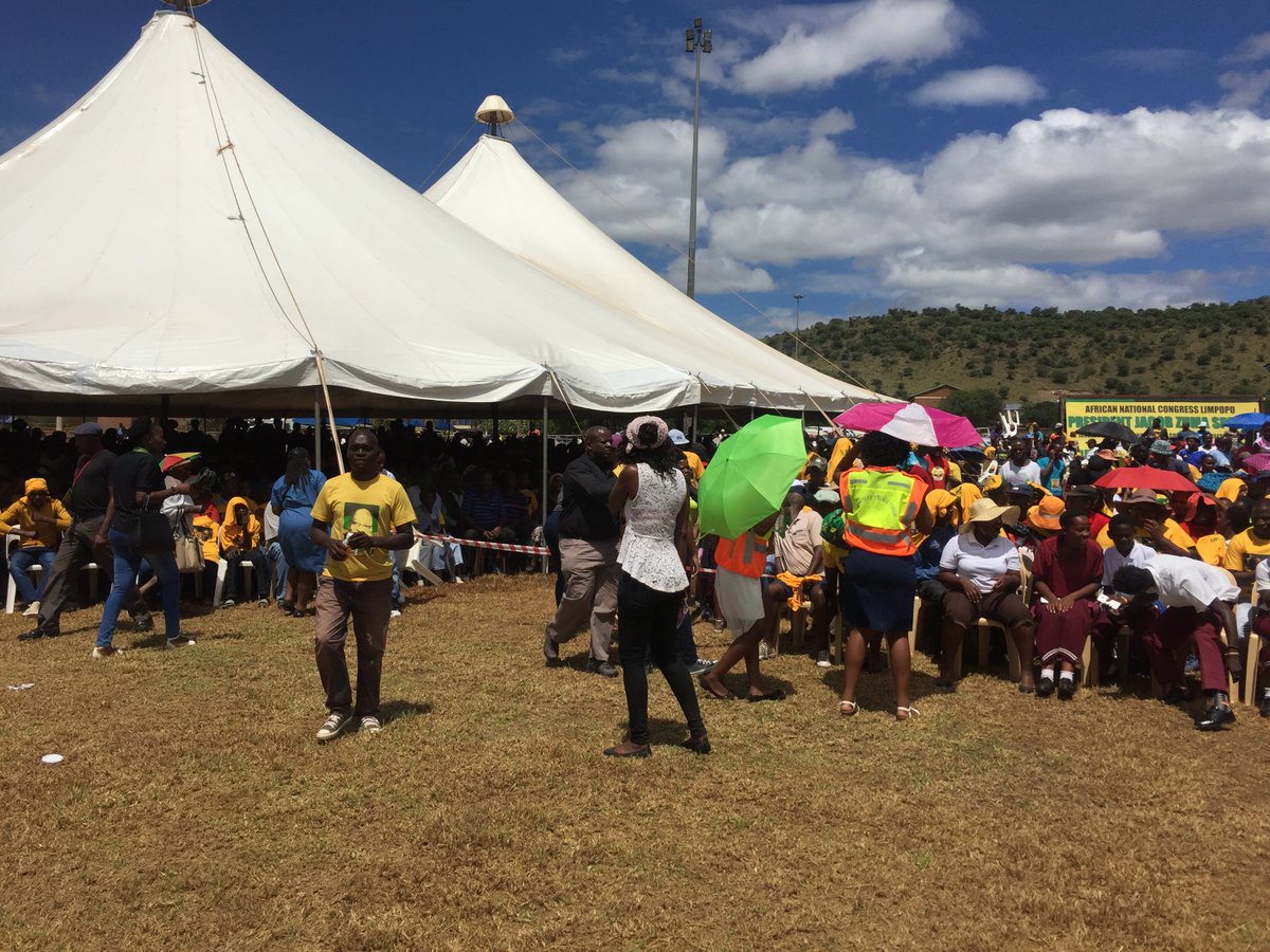 scores gathered at the cn phatudi tvet college. party president jacob zuma is expected ...
