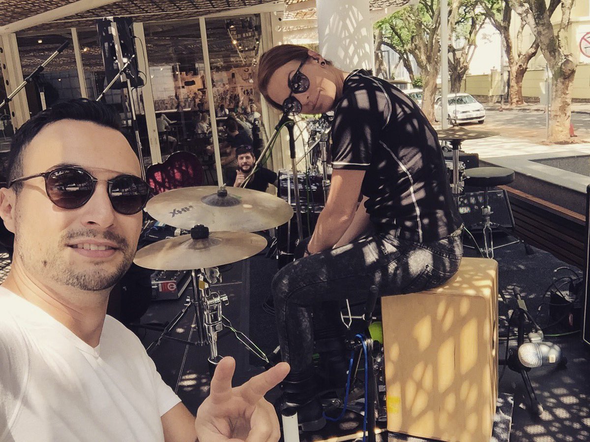 Jesse_Clegg's tweet photo. Setting up at @Starbucks_SA #Rosebank , we on at 2:30pm. Open to everyone, free entrance! Let's do this! 

 #jesseclegg #thingsunseentour https://t.co/P7cyaqp175