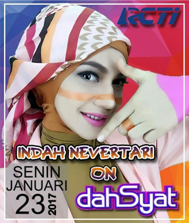 fatih_ineversal's tweet photo. Jangan lupa, besok ada @indah_nevertari di @dahSyatMusik nonton yaa #ineversal #indahnevertariphp #php https://t.co/VIBX21cmrJ