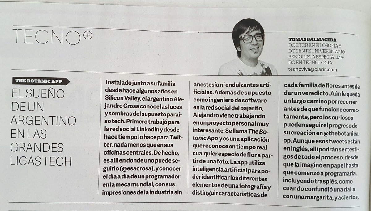 capitanintriga's tweet photo. En VIVA de hoy, paneles solares delgados como una hoja de papel y la historia de @thebotanicapp, un argentino que quiere conocer todas las 🌱 https://t.co/qPbTDOcApE