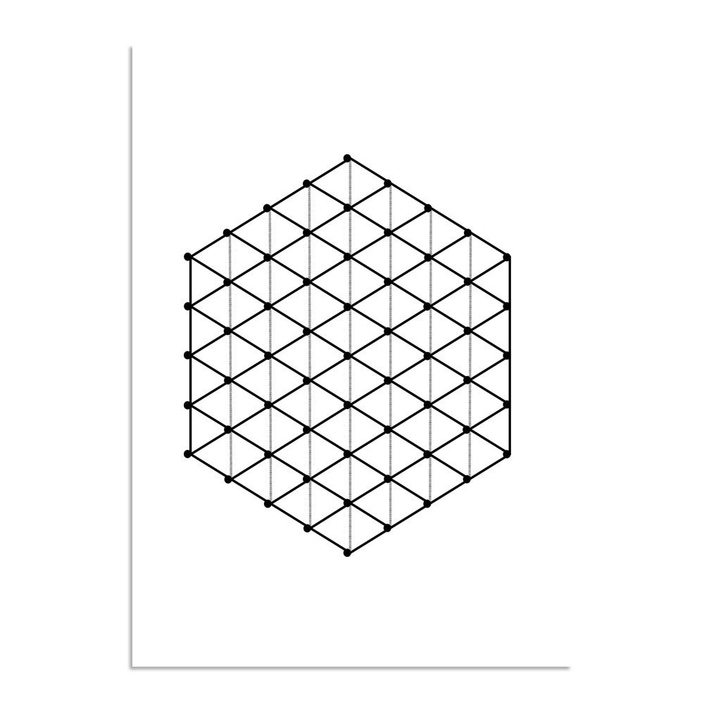 DesignClaud's tweet image. Heilige Geometrie poster – Grafische Poster – Zwart Wit Poster – Symbool #3 designclaud.nl/product/heilig…